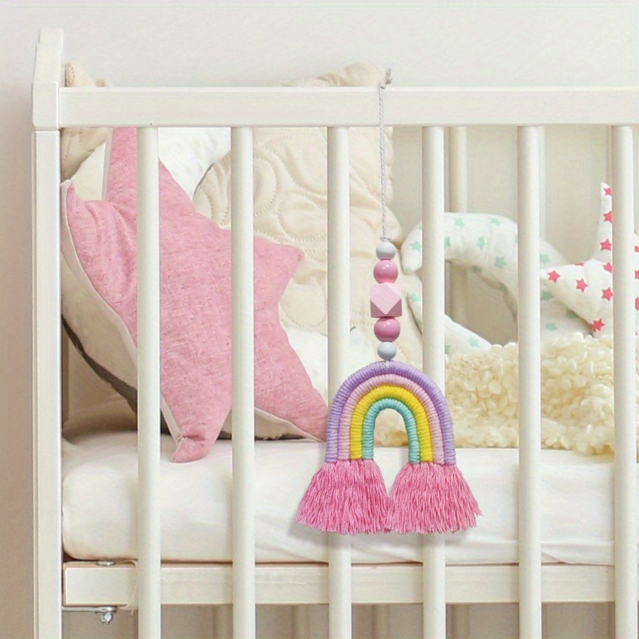 Rainbow Wind Chimes Weaving Mi - Art And Craft For Nursery review and price