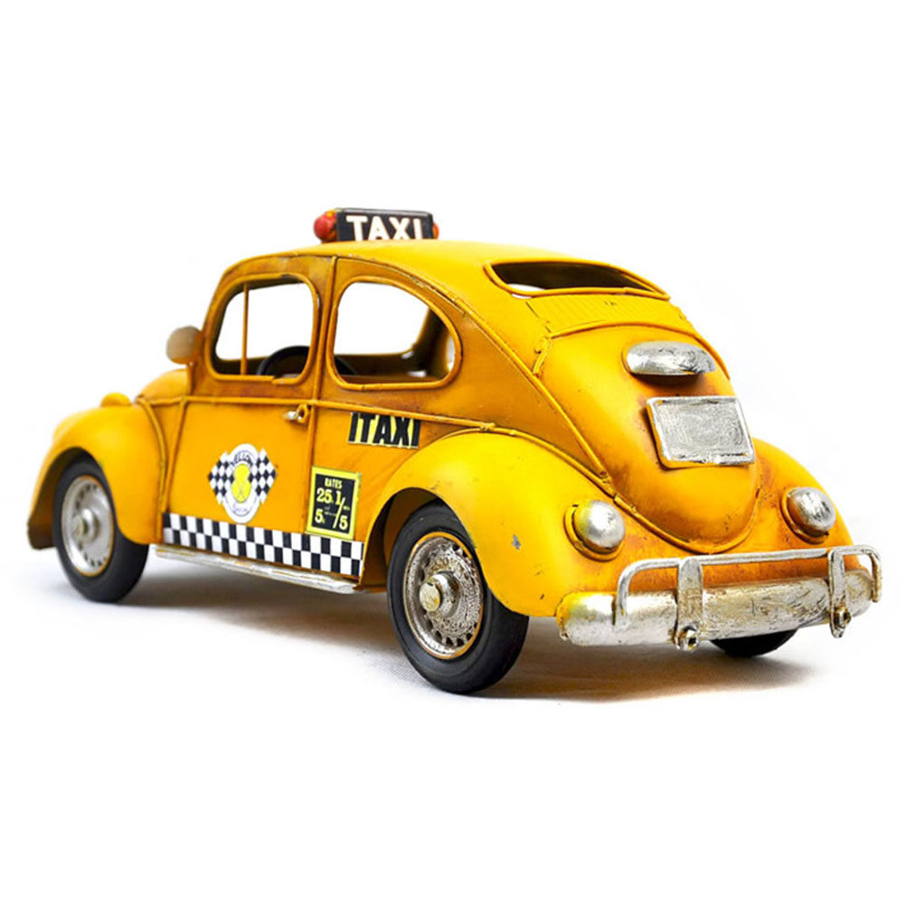 Metal Taxi Car Model Vintage T - Art Craft Bar review and price