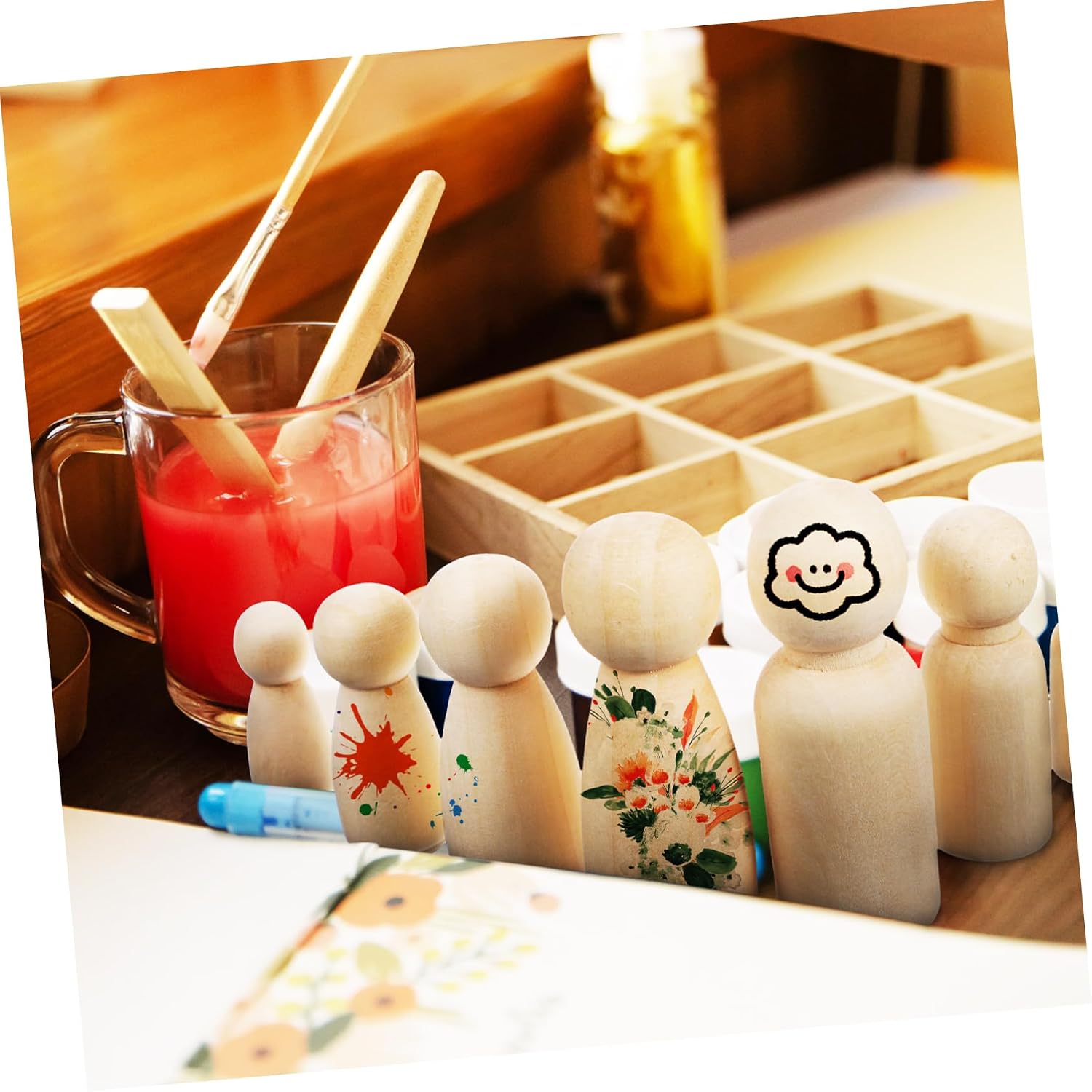 10pcs Natural Color Unfinished - Art And Craft For Nursery review and price