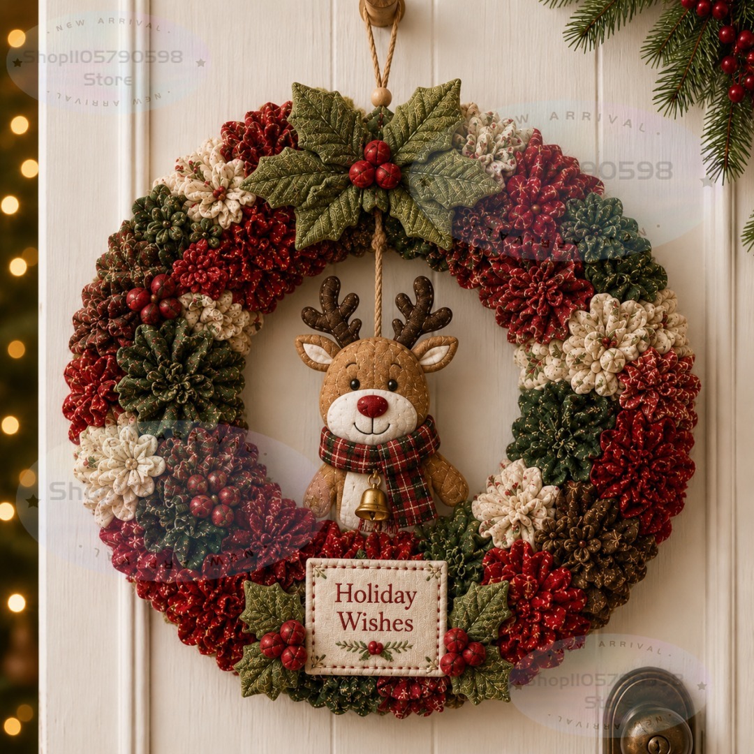 3D Fabric Poke Wreath DIY Kit, - Art Craft Kit review and price